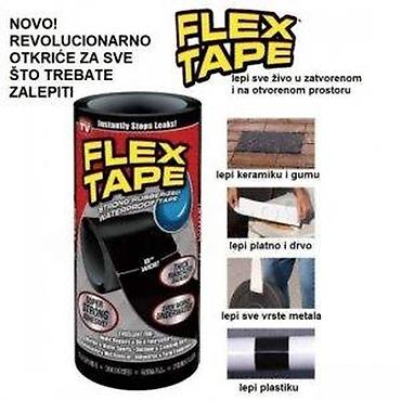 Izolir trake: FLEX TRAKA ZA BAZENE I CEVI NOVA FLEX TAPE MOMENT FIX AKCIJA | Cene — 12