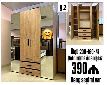Шкафы: Dolab yeni qarderob paltar dolabı güzgülü — 1