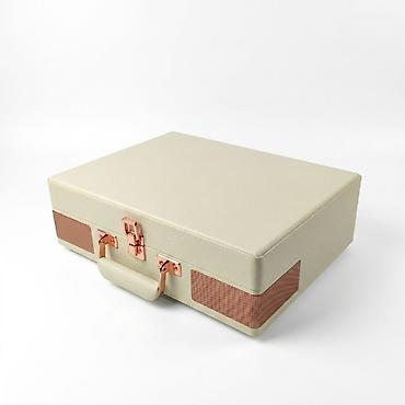 Искусство и коллекционирование: Case Wax Light Белый с подсветкой Портативный проигрыватель винила в — 2