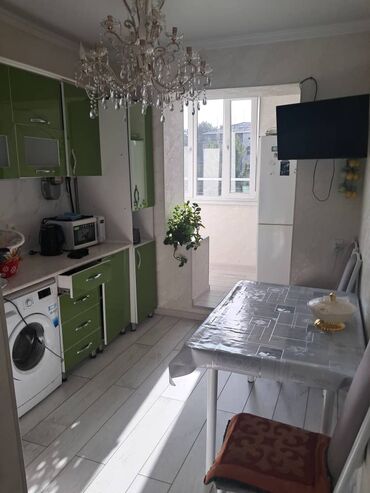 долгосрочная квартира бишкек васток 5: 3 комнаты, 9999 м², 106 серия, 4 этаж, Евроремонт