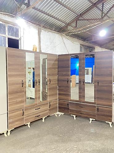 metbex skafi: Yeni, 4 qapılı, Güzgülü, Ağ, Açılan, Düz dolab — 10