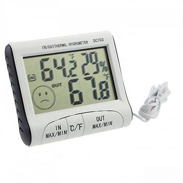 Measuring Tools & Instruments: TERMOMETAR HIDROMETAR DIGITALNI | Prikazuje temperaturu i vlaznost — 3