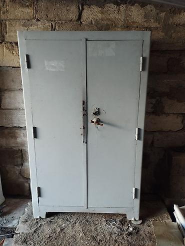 Digər dolablar: Metall dolab – iki qapılı, rəfli - Material: qalın metaldan — 1