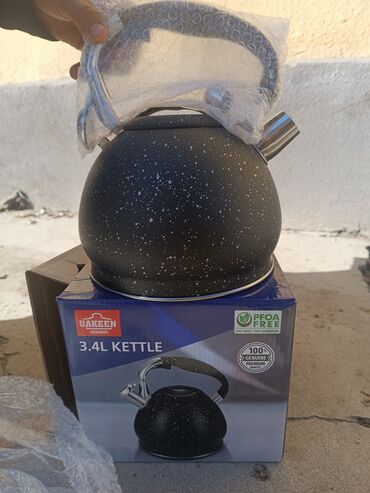 арзан товарлар: Чайник Uakeen 3.4L (Germany) - Объем: 3,4 литра — подходит для всей