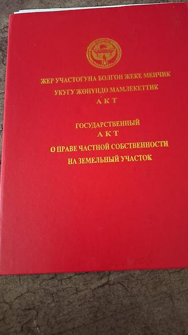 чок тал участок: 6 соток, Для бизнеса, Красная книга, Договор купли-продажи — 1