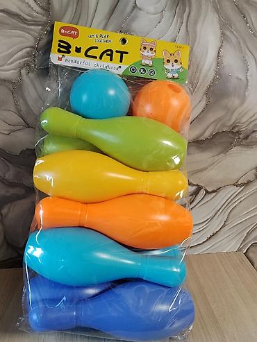 Детский набор для боулинга B•CAT / YINGDONGLE. - Комплект: 6 кеглей +