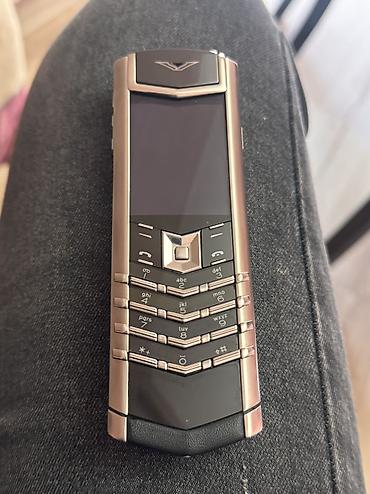 telf: Vertu Signature Touch, 4 GB, rəng - Gümüşü, Düyməli — 1