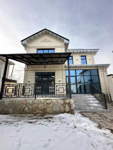 новый особняк киргизия 1: 200 м², 6 комнат, Свежий ремонт Без мебели