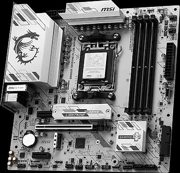 Материнская плата для ПК, Новый, MSI, AM5, Micro-ATX