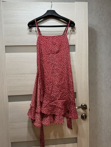платья лямка: Повседневное платье, Лето, Короткая модель, S (EU 36), M (EU 38)