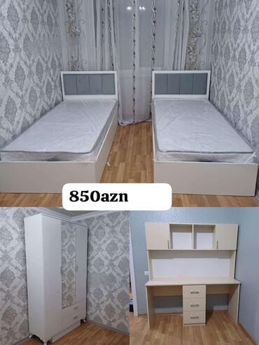 Divanlar: Oğlan və qız üçün, Yeni, 2 təknəfərlik çarpayı, Yazı masası, Dolab lalafo.az -da Divanlar: Oğlan və qız üçün, Yeni, 2 təknəfərlik çarpayı, Yazı masası, Dolab