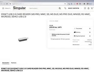 Druga oprema za računare i laptopove: Ednet 85230 – USB 2.0 čitač memorijskih kartica za laptop/desktop — 6