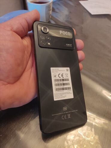 modul ci: Poco X4 Pro 5G, 128 GB, rəng - Qara, Sensor, Barmaq izi