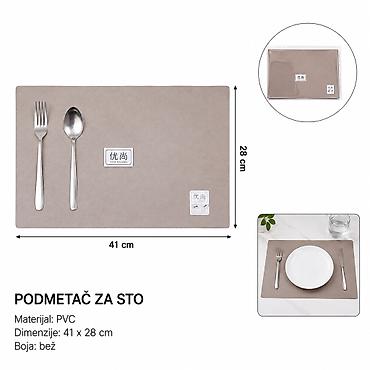 KMT PVC stolica za pribor za jelo 2407958 Praktičan podmetač/stolica