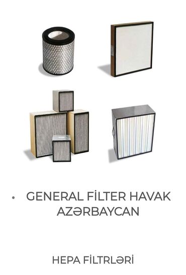 Digər filter növləri: General Filter Havak - İtalyan brendi olub hazırda Türkiyədə də — 4