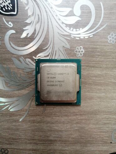 коробка картонная: Процессор Intel Core I3-6100, 4 ядра 4 потока, частота - 3,7 ГГц, б/у
