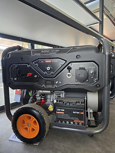 Генераторы: Бензиновый генератор AGM Power 8000/8300 Описание: - Переносной — 8