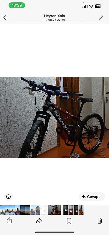 vesebet 20: Dağ velosipedi – Sport 2401 (qara/qırmızı) Xüsusiyyətlər: - Çərçivə — 4
