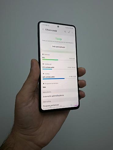 samsung 2 ci el: Samsung Galaxy A51, 128 GB, rəng - Qara, Qırıq — 4