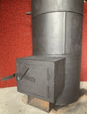 банные печи: Новая, вечная Банная печь из 530 трубы, толшина стенки 8мм Бак на