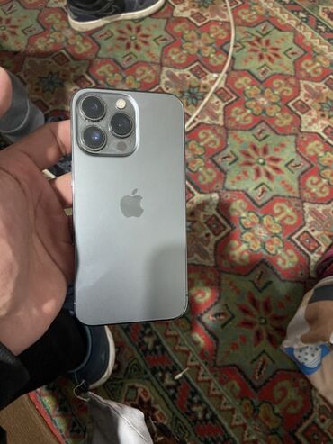 iphone 12 pro max цена бишкек бу: IPhone 13 Pro, Колдонулган, 128 ГБ, Black Titanium, Каптама, 91 %