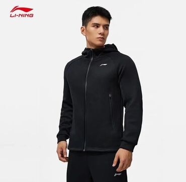 спортивный костюм лининг: Эркектердин спорттук костюму, XL (EU 42), Li-Ning, Жаңы, түсү - Кара, Акысыз жеткирүү