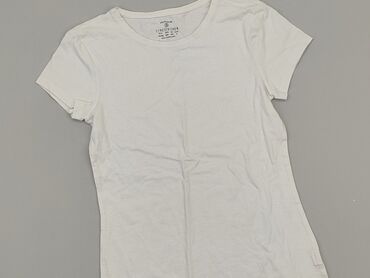 białe t shirty ze złotym nadrukiem: T-shirt, Primark, S, stan - Dobry