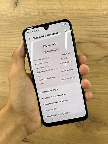 samsung galaxy tab s10 fe: Samsung Galaxy A17 (модель SM-A175F/DS) - Память: 4 ГБ ОЗУ, 128 ГБ — 3