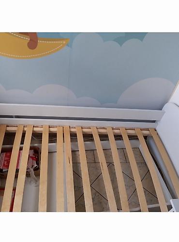 trikoi za balet i ples: Krevet sa fiokom i dušekom 160x80 HAPPY – beli (model 7701) - — 5