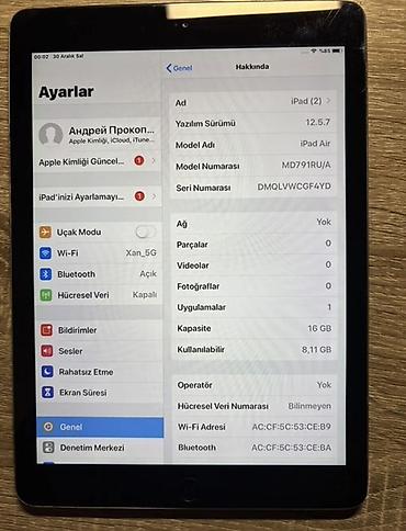 planset satilir: Apple iPad Air (Model: MD791RU/A) - Safari youtube işləkdi - Apple — 3