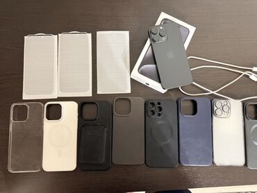 чехлы для айпад: IPhone 15 Pro Max, 256 ГБ, Natural Titanium, Коргоочу айнек, Каптама, Кабель, 86 %