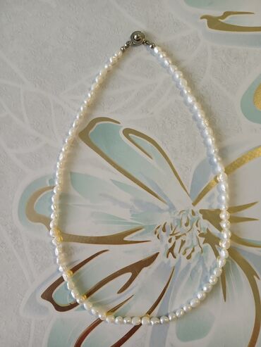 Бусы: Натуральный крупный Жемчуг Натуральный средний Жемчуг Цепочки с — 3