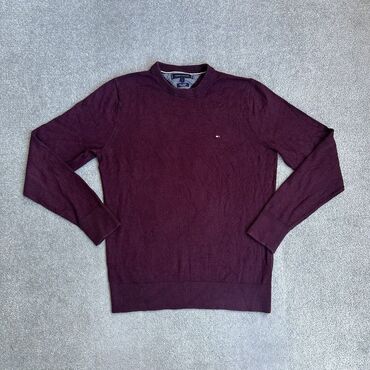 вязанная кофточка: Мужской свитер, M (EU 38), Tommy Hilfiger, Новый, цвет - Фиолетовый