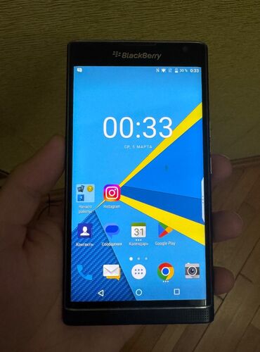 телефон blackberry: Blackberry Priv, цвет - Черный