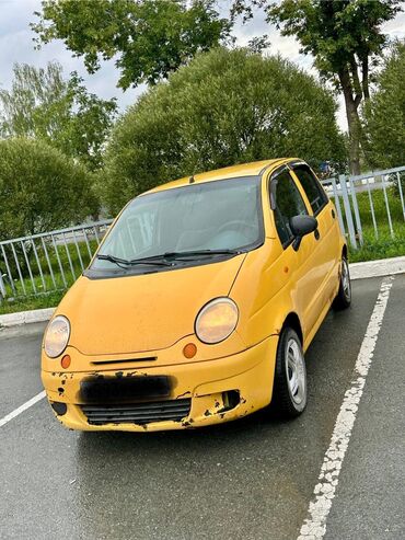 инструменты для автомобиля: Daewoo Matiz, жёлтый хэтчбек 5‑дверный. Кузов и экстерьер: -