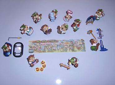 kinder joy max: 90-ci illerin kinder surprise oyuncaqlari satilir. Butun seriyalar — 10