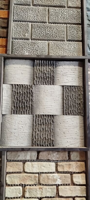 Digər tikinti materialları: Dekorativ divar örtükləri və fasad panelləri - Material: beton əsaslı