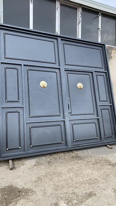 avropa qapi: Metalkonstruksiya giriş qapıları və darvazalar - Material: qalın — 1