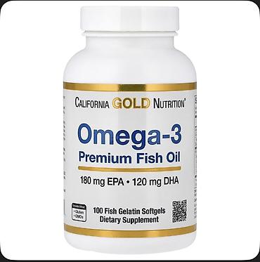 Vitaminlər və BAƏ: Məhsul: California Gold Nutrition Omega-3 Premium Fish Oil — 1