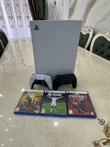 диск пс5: СРОЧНО ПРОДАЮ❗️❗️❗️.ПОЧТИ НОВЫЙ.Игровая консоль PlayStation 5 в