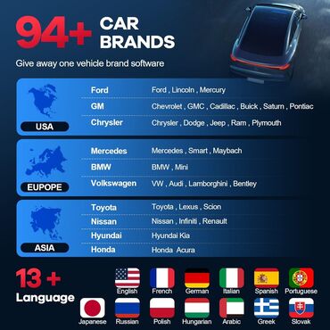 Alati za automobile: MUCAR BT200 Pro Full System OBD2 Auto Dijagnostika 1 godina — 7