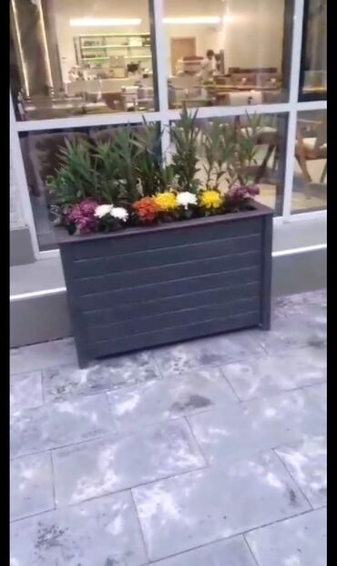 продам дерево орех: Dibçək#Dibcək#Açıq hava üçün dekorativ taxta dibçəklər - Material