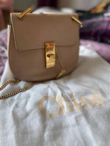 chloe: Chloé “Drew” model çiyin çantası ORIGINAL - Rəng: bej/nüdz ton - — 1