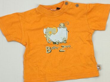 pomarańczowa koszulka dziecięca: Bluzka, 9-12 m, stan - Dobry
