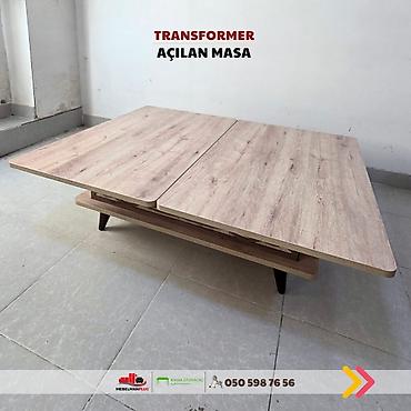 Masalar: Jurnal masası, Yeni, Transformer, Laminat, Dördbucaq masa — 9