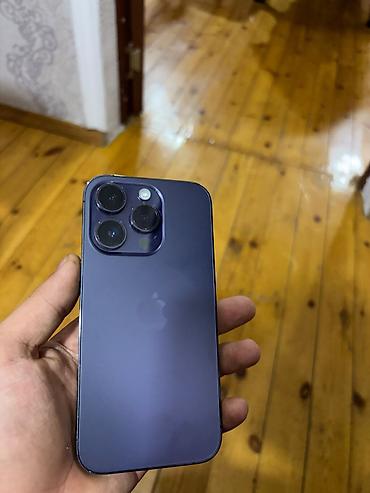 iphone en ucuz: IPhone 14 Pro, 128 GB, Deep Purple, Face ID — 2