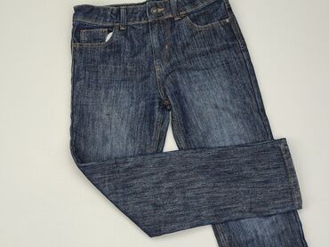 Spodnie jeansowe, DenimCo, 10 lat, 134/140, stan - Dobry