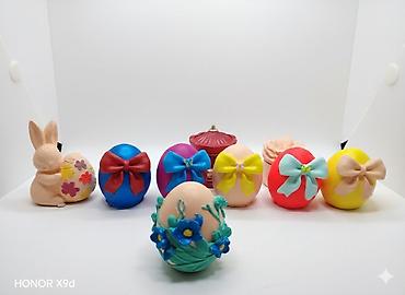 Fiqurlar: Fiqur, Gips, rəng - Ağ — 13