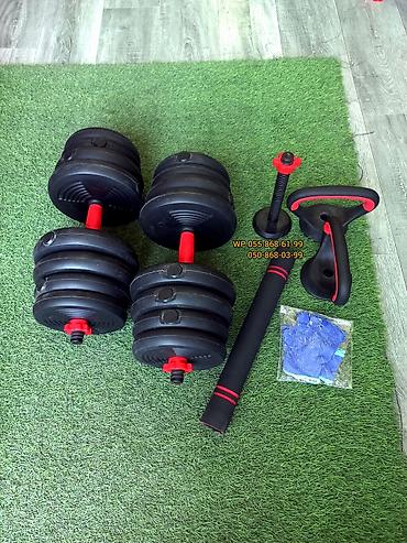 Спорт и отдых: Пластиковые Гантели, Вес: 10 кг, Новый — 6