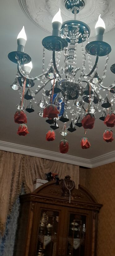 Çilçıraqlar: Çılçıraq, 6 lampa, Xrustal